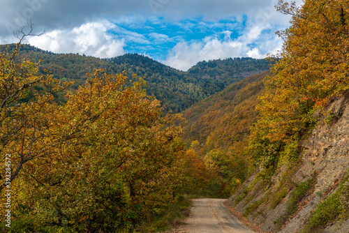 autumn nature landscapes. Sinop, Turkey.