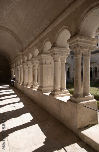 Clo  tre de l abbaye de Fontenay    Marmagne  France