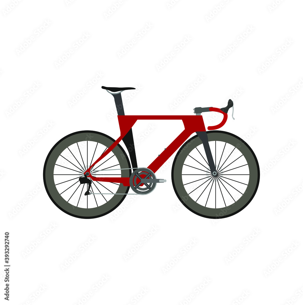 road racing bike on white background road racing bike on white background