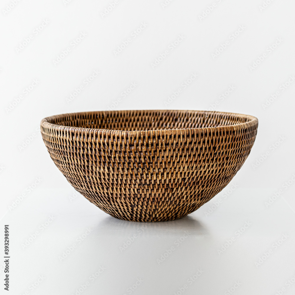 Fruit wicker basket design element Fruit wicker basket design element