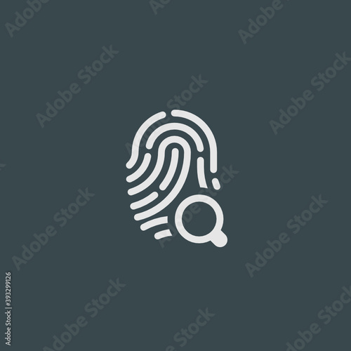 Search Biometircs - Tile Icon