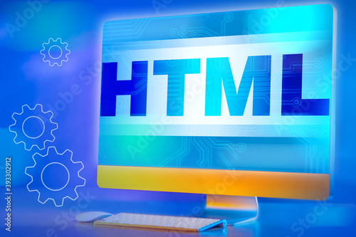 Learning HTML development. ...