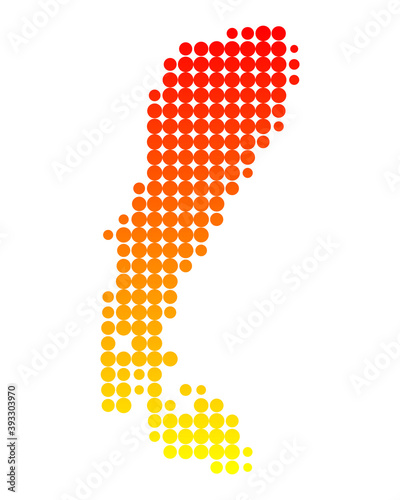 Karte des Neusiedler Sees