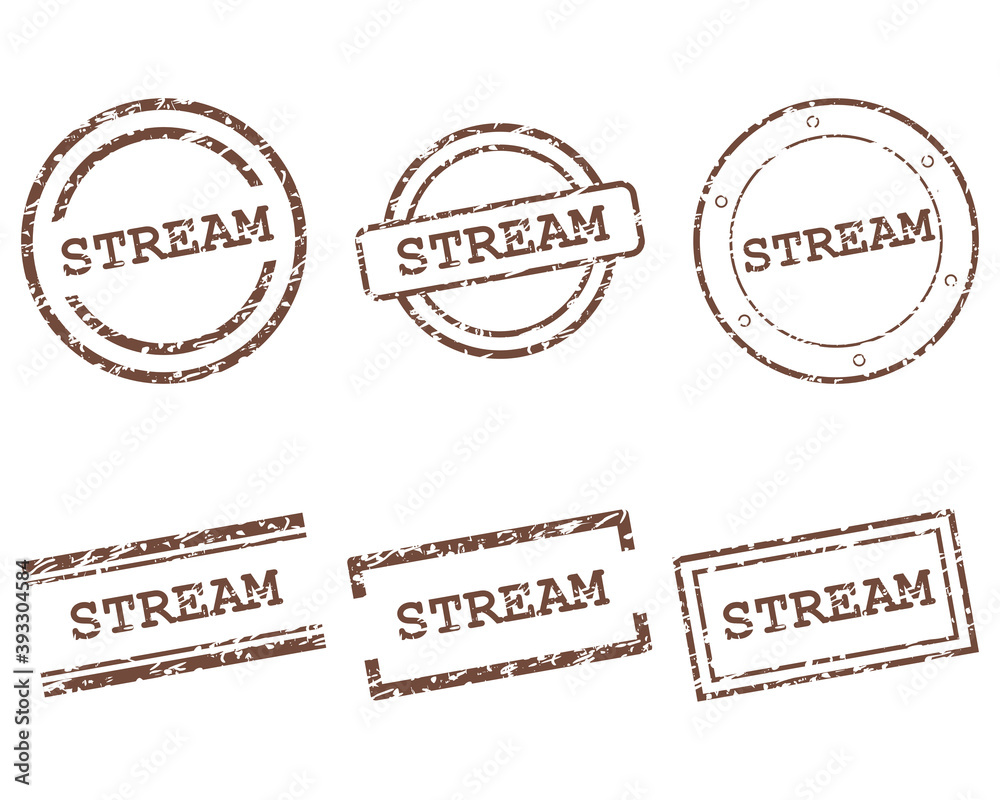 Fototapeta premium Stream Stempel