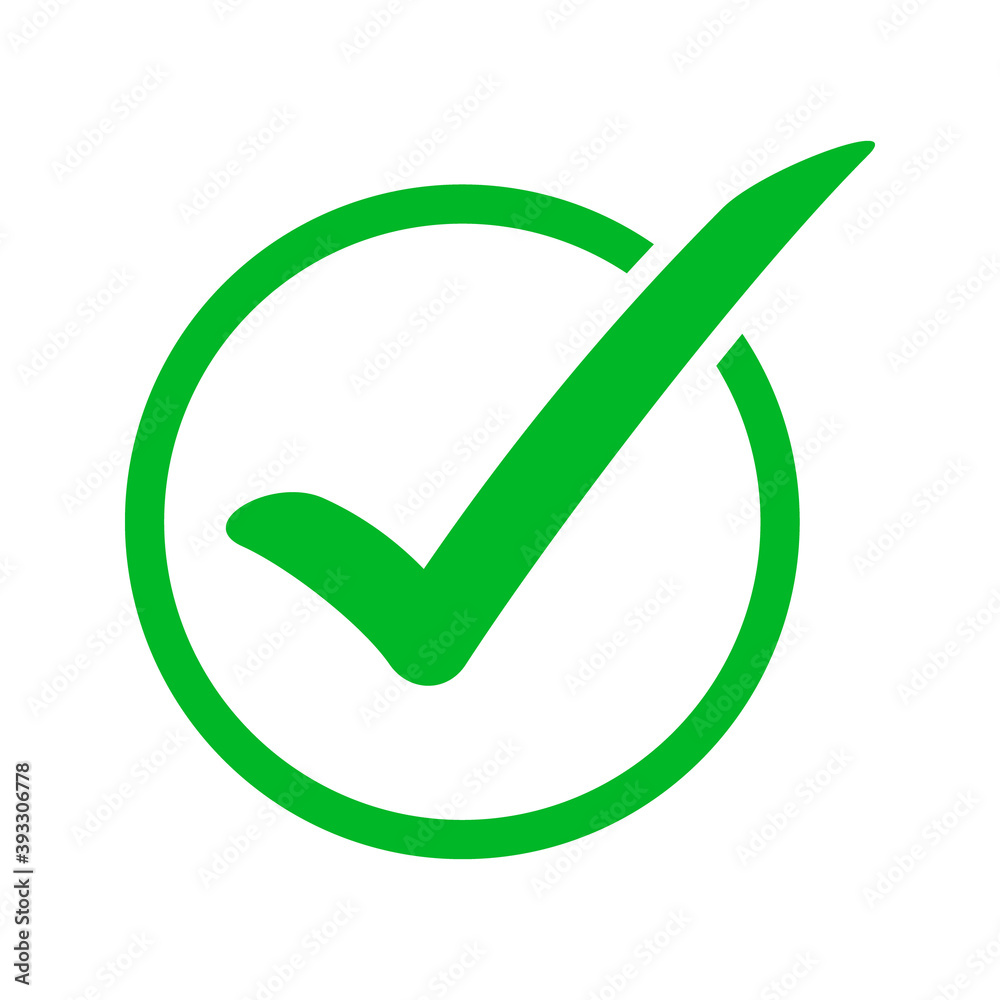 vector illustration of green Check mark icon - Checkmark sign vector illustration of green Check mark icon - Checkmark sign
