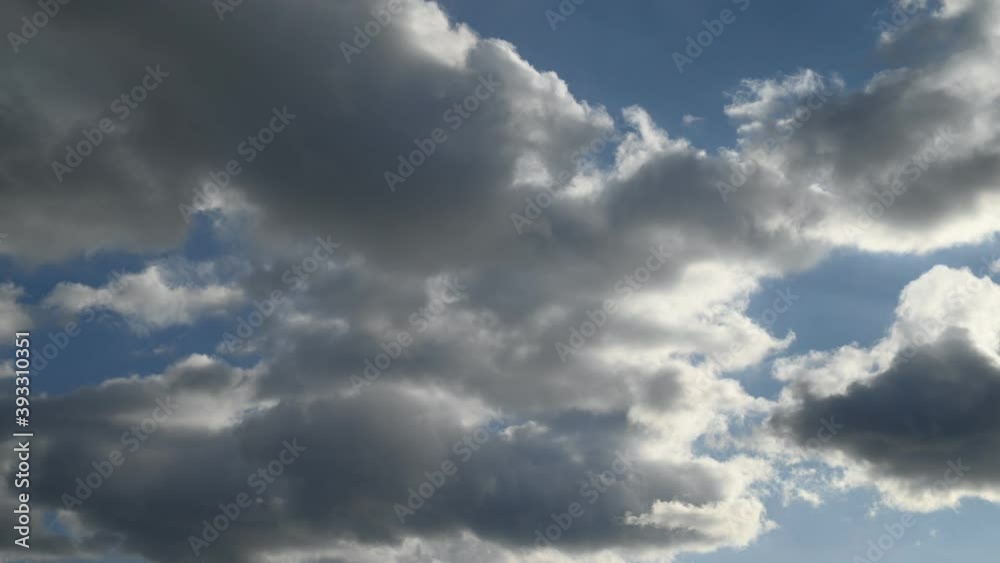 Moving clouds on sky. Nature background. Timelapse. Moving clouds on sky. Nature background. Timelapse.