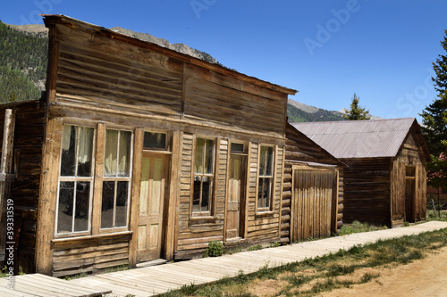 St Elmo Ghost Town. .St. Elmo is a ghost town in Chaffee County, Colorado, United States. Founded in 1880.Nearly 2,000 people settled in this town when mining for gold and silver started. © Tony Craddock
