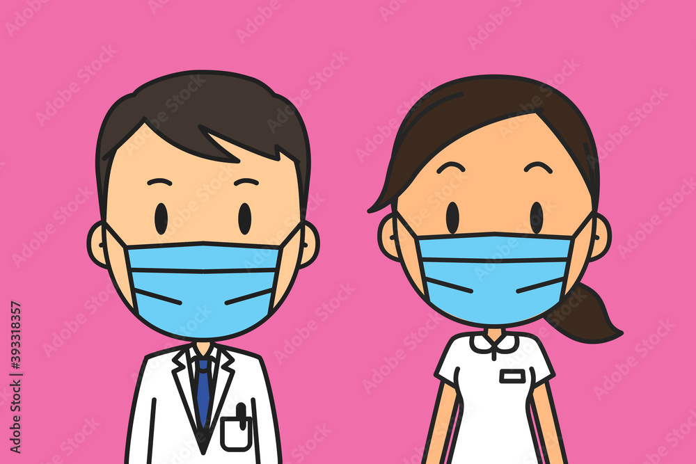 different races wearing mask clipart sign symbol different races wearing mask clipart sign symbol
