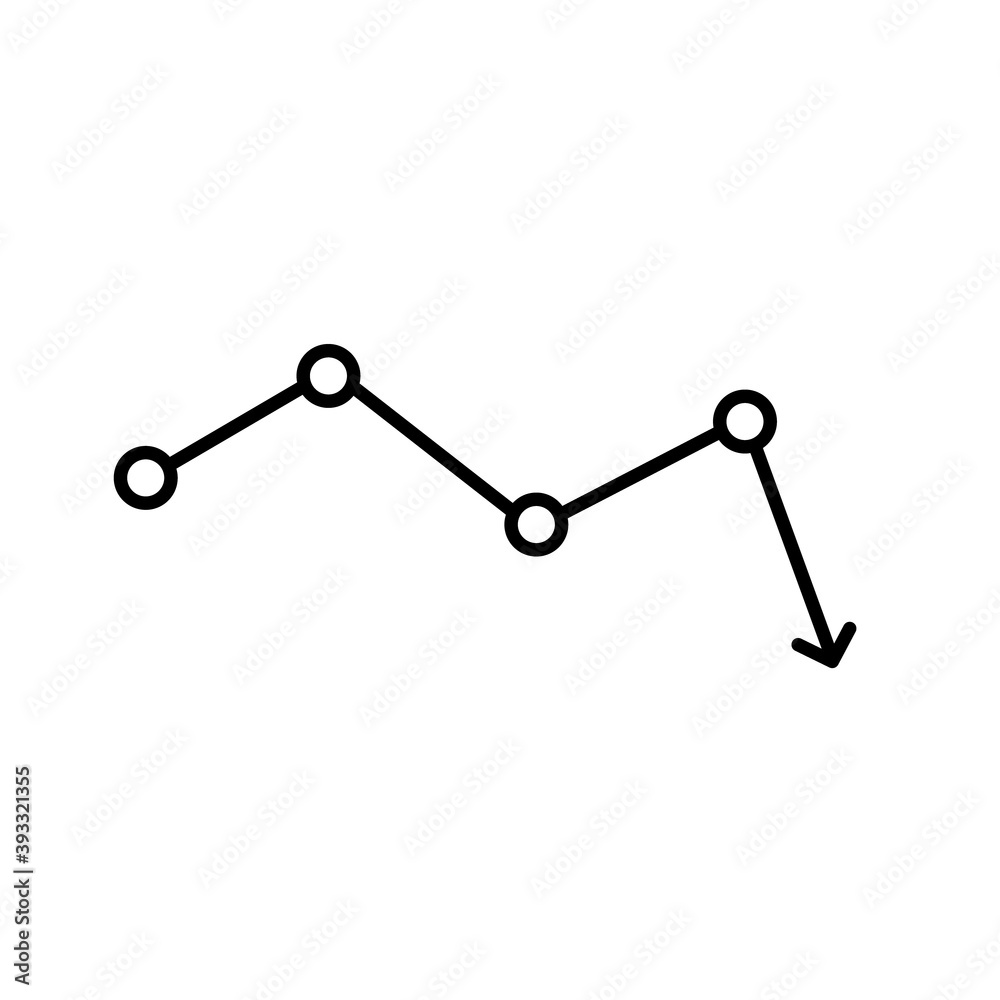 Modern reduction line icon. Vector Modern reduction line icon. Vector