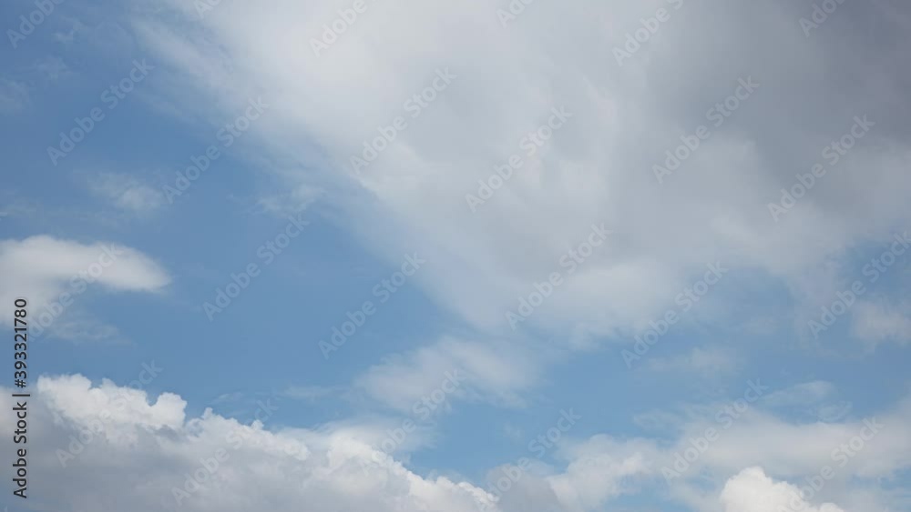 4K sky time lapse, clouds background. Cloud nature, timelapse of skyscrapers 4K sky time lapse, clouds background. Cloud nature, timelapse of skyscrapers
