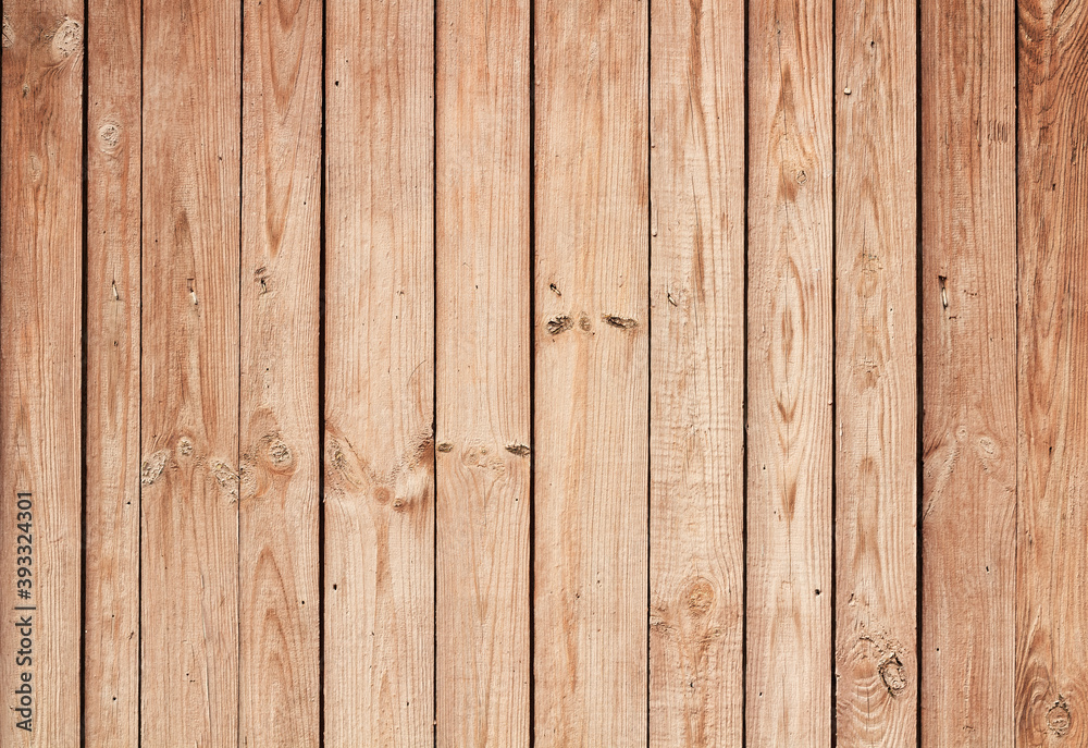Fototapeta premium Wooden texture background from vertical planks.