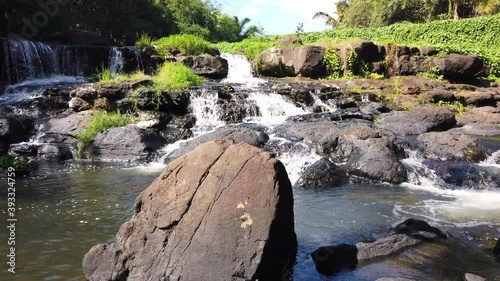 Waterfall of the River Citron, Balacava, Mauritius photo
