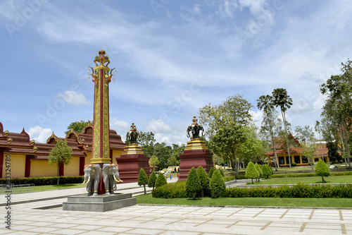 The beautiful temple, a tourist attraction