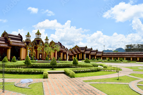 The beautiful temple, a tourist attraction