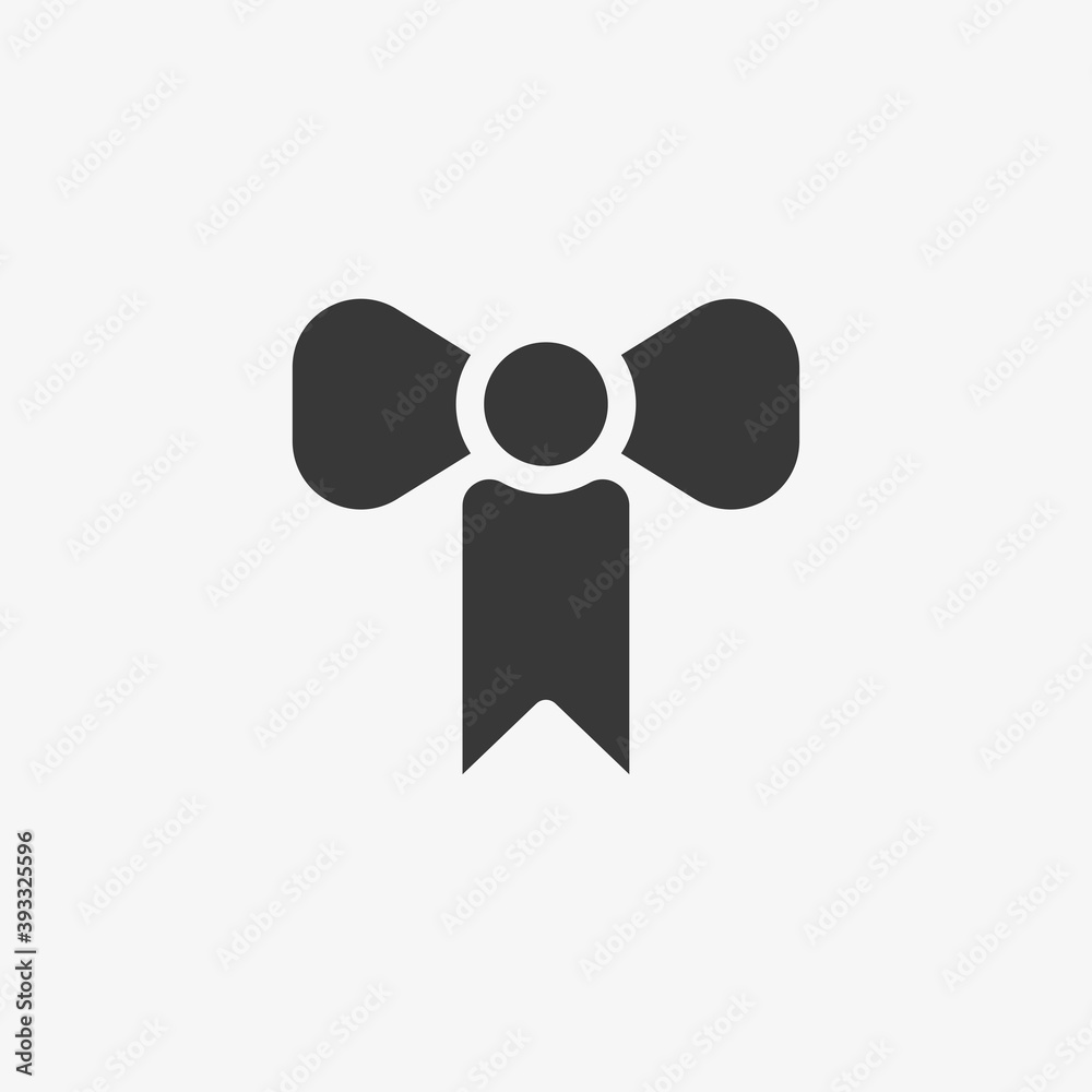 Ribbon bow icon isolated on background. Christmas symbol modern, simple, vector, icon for website design, mobile app, ui. Vector Illustration Ribbon bow icon isolated on background. Christmas symbol modern, simple, vector, icon for website design, mobile app, ui. Vector Illustration