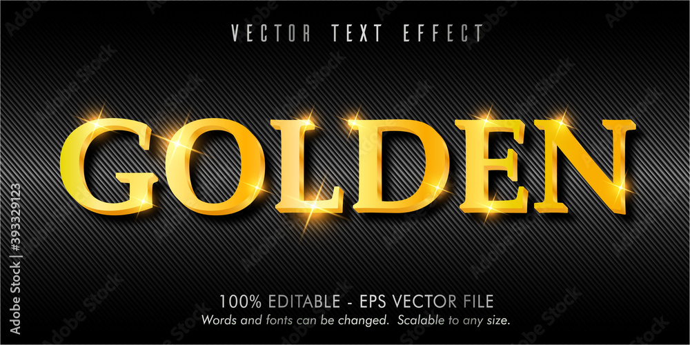Golden text, gold style editable text effect Golden text, gold style editable text effect