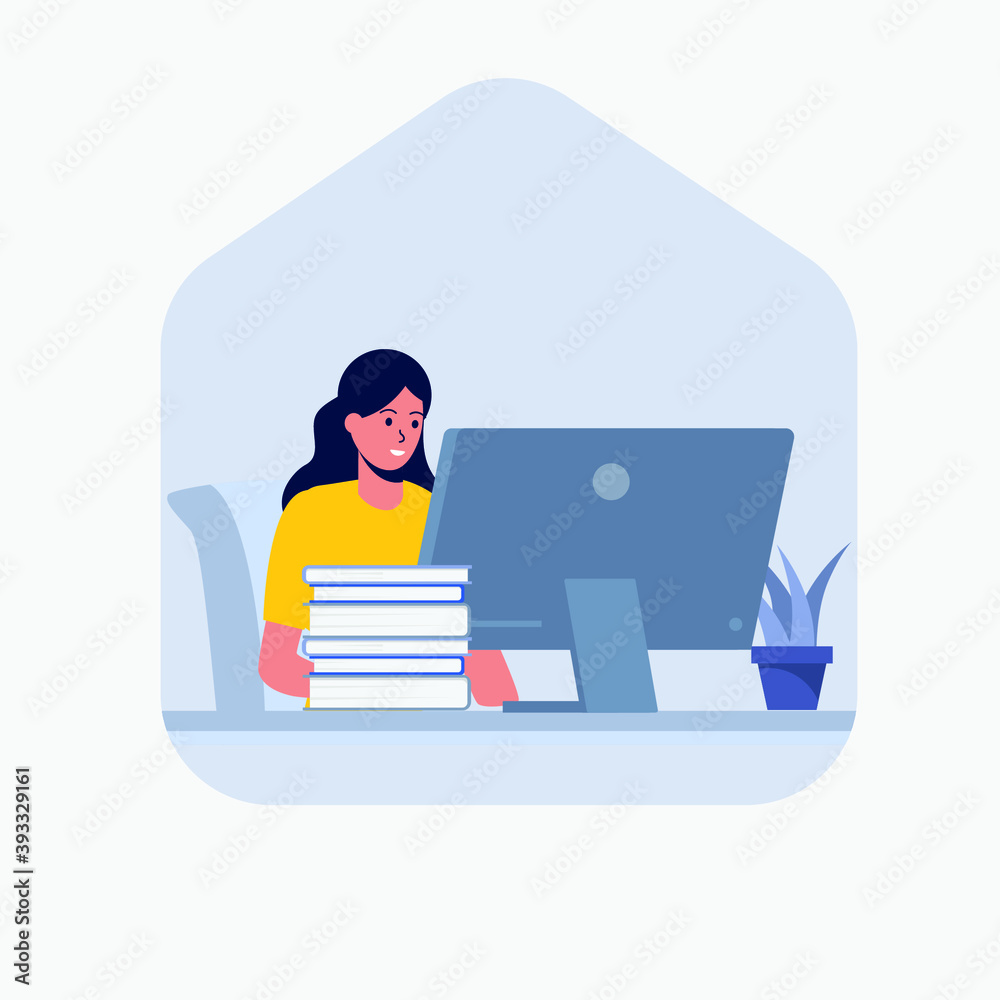 A freelance worker who works as a team. A data scientist. A web developer. Work from home