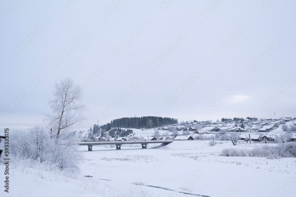 winter in the mountains