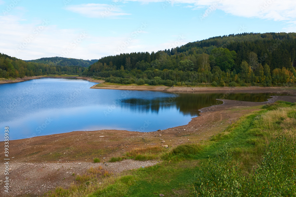 Talsperre Rauschenbach  im Landkreis Mittelsachsen