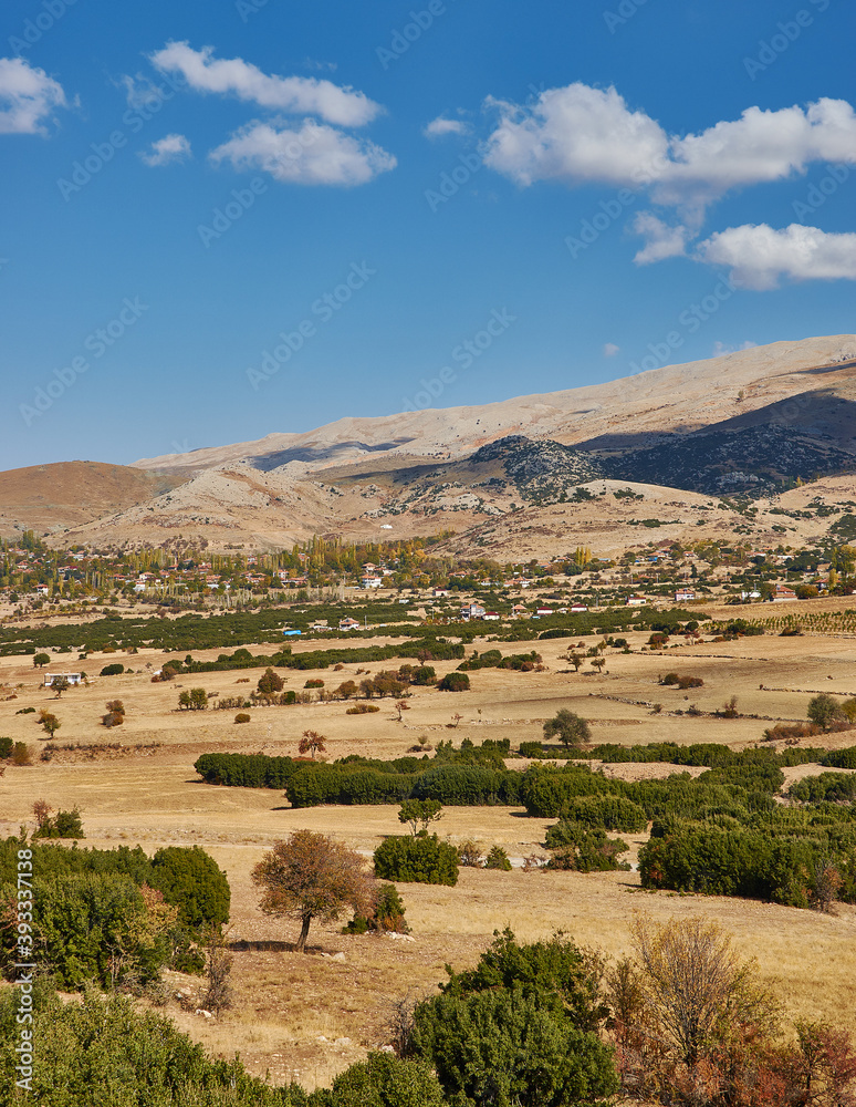 Fototapeta premium Denizli Province, rural landscape