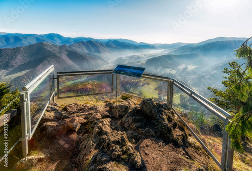 Lookout on hill Sidorovo, Slovakia photo