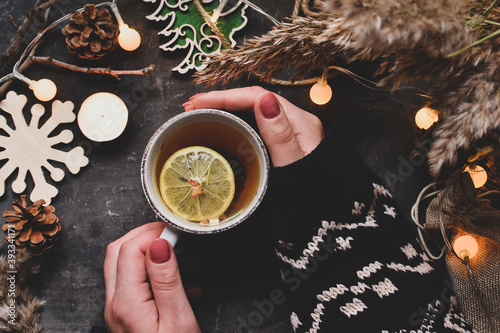 Obraz na płótnie Winter festive food concept