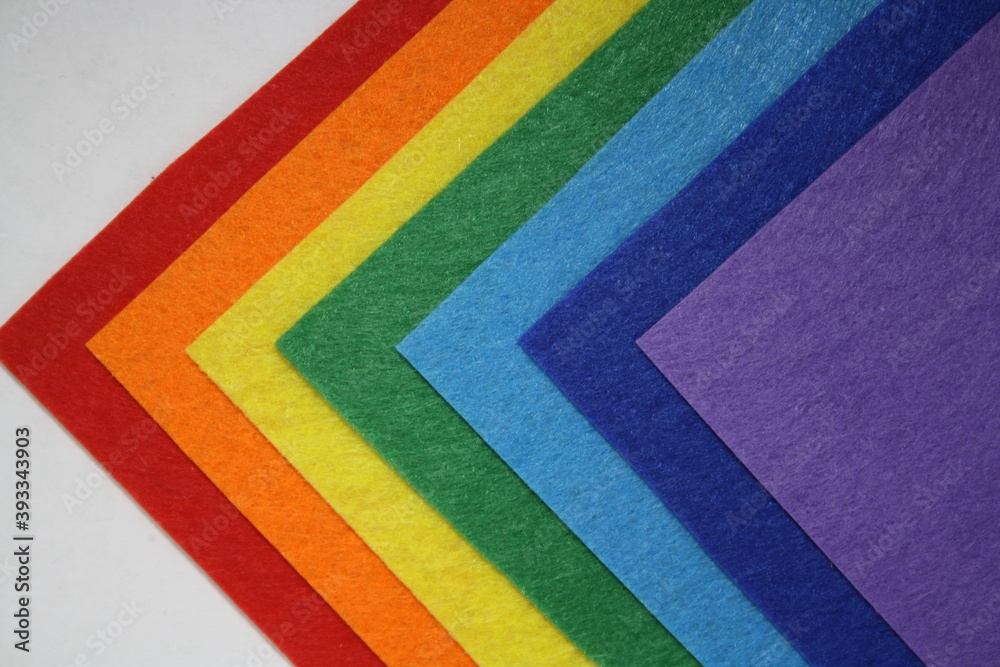Fototapeta premium Felt textile material. Felt craft abstract handicraft background for handmade and creative.