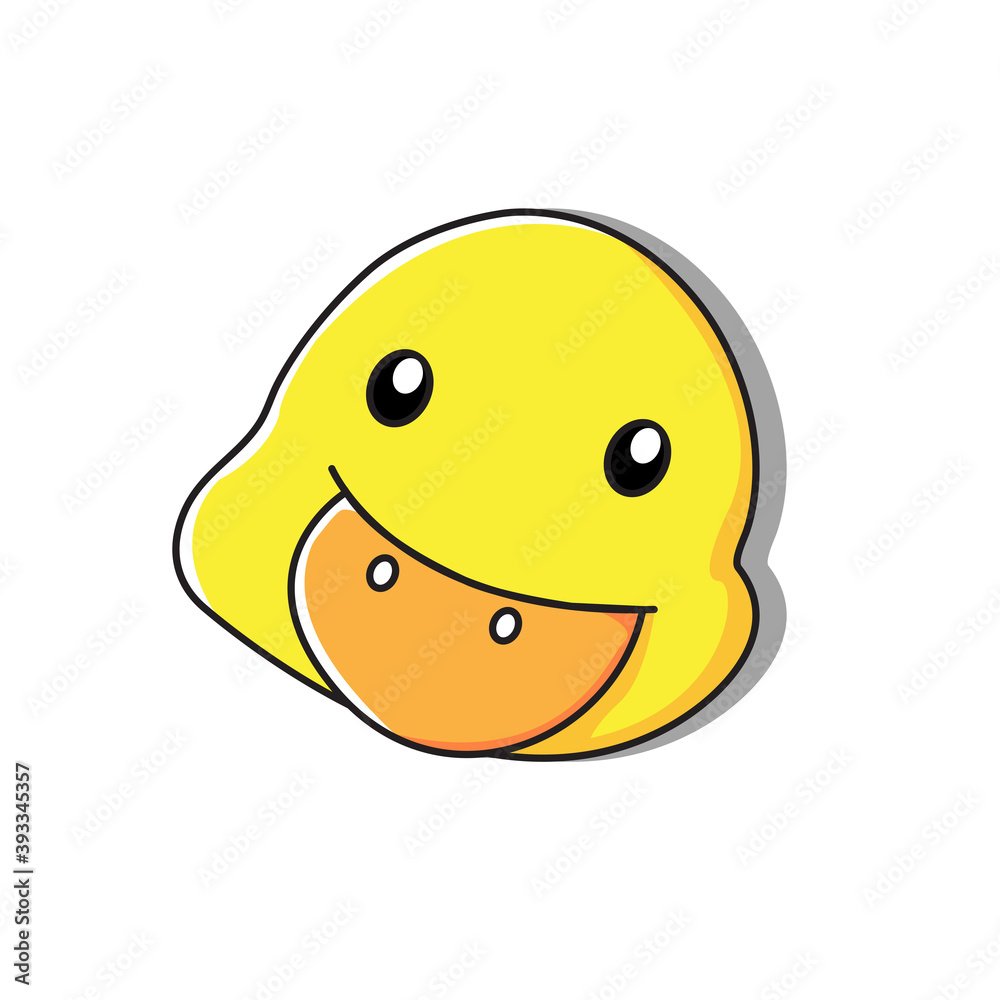 cute duck head illustration, perfect for logos, icons, design elements, stickers and more cute duck head illustration, perfect for logos, icons, design elements, stickers and more