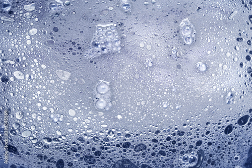 water surface with foam bubbles  background