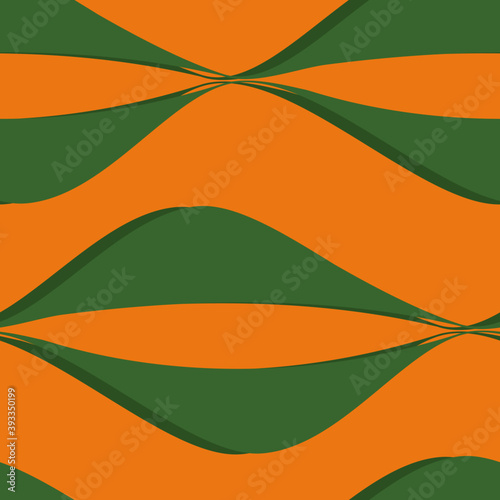 Abstract vector isolated seamless pattern "Infinite waves"