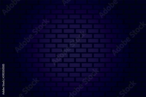Bricks wall background in low light condition. Concept background design