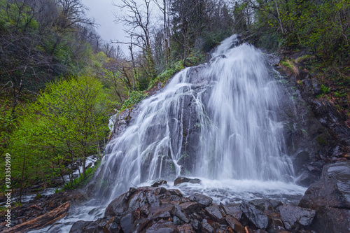 High mountains waterfall south western of Georgia