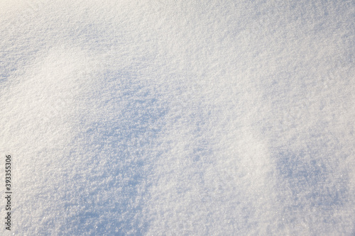 winter background with snow texture closeup © Oleh