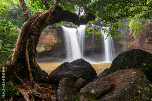 Fototapeta Naklejka Na Ścianę i Meble -  Haew Suwat waterfall, Khao Yai National Park, Thailand