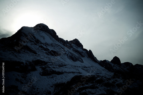 Bilde på lerret Sunset in the Pyrenees
