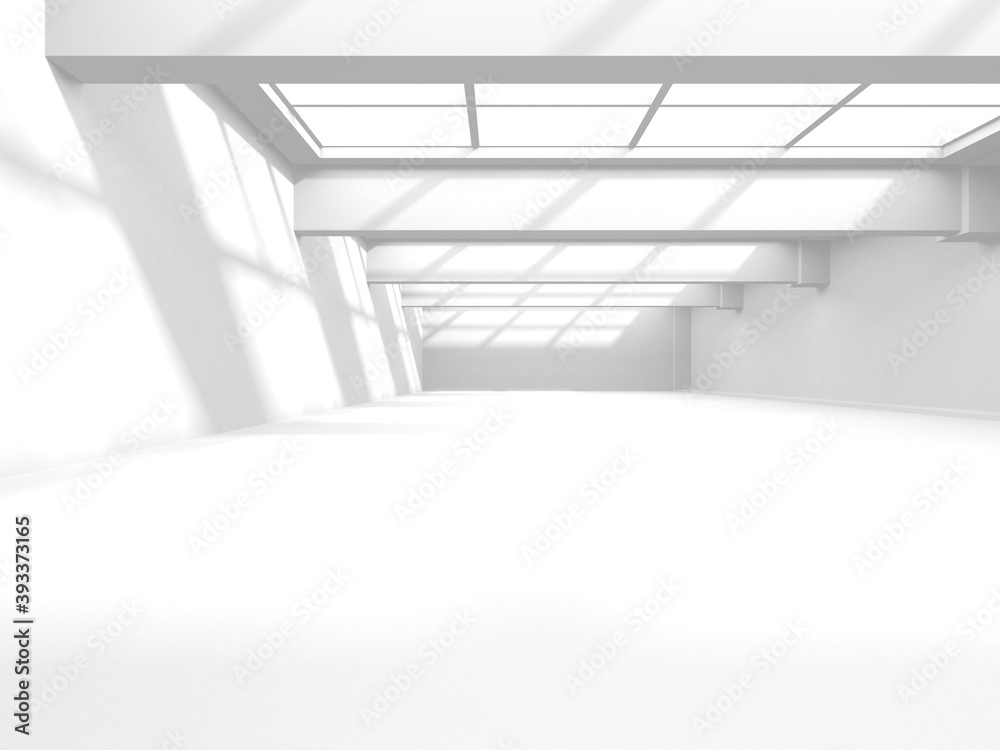 Abstract White Room Architecture Design Concept Abstract White Room Architecture Design Concept
