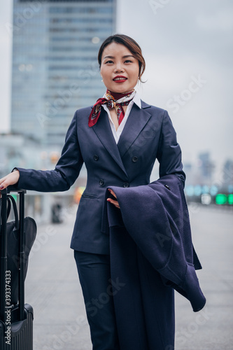 chinese flight attendant
