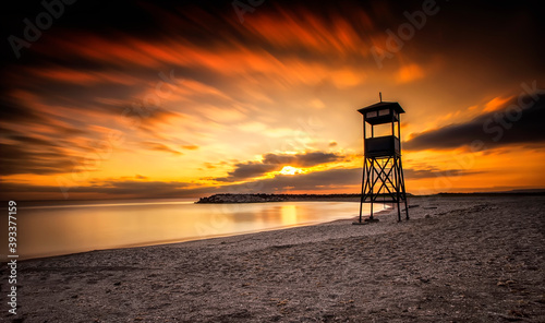 Uçmakdere is a neighborhood of Şarköy district of Tekirdağ province where fishermen stay and catch fish. photo