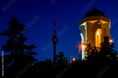 Baku city at night