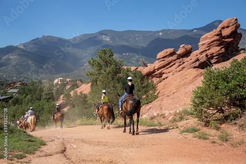 Horseback Tour of the Garden of the Gods in Colorado Springs © Jacob