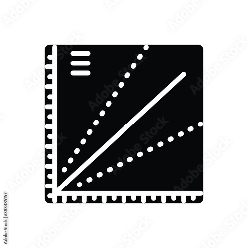 BLack solid icon for plot