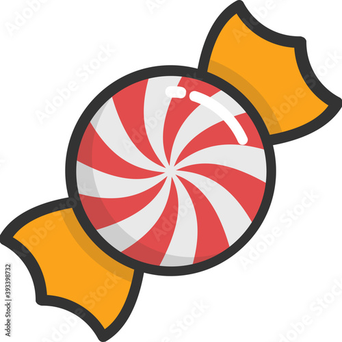 
Toffee Vector Icon
