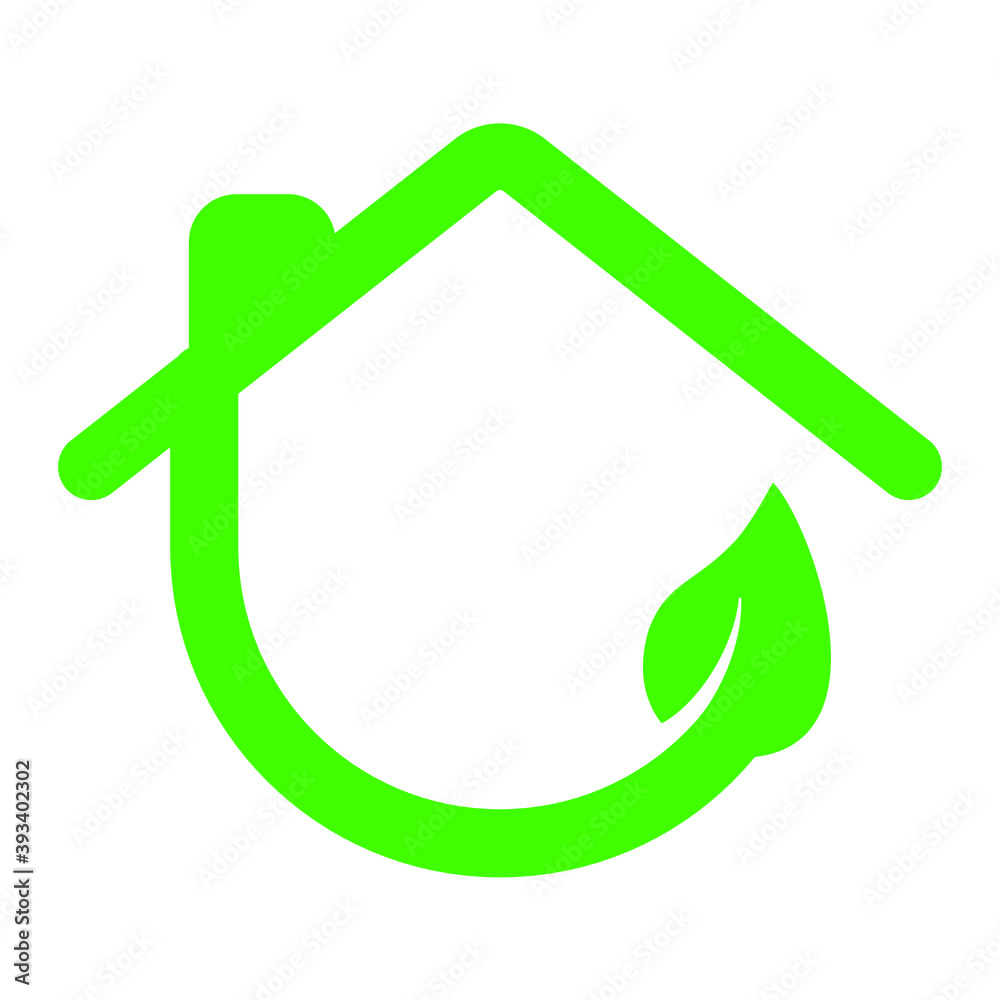Leaf and Green House Logo Template.
Eco house. Leaf and Green House Logo Template.
Eco house.