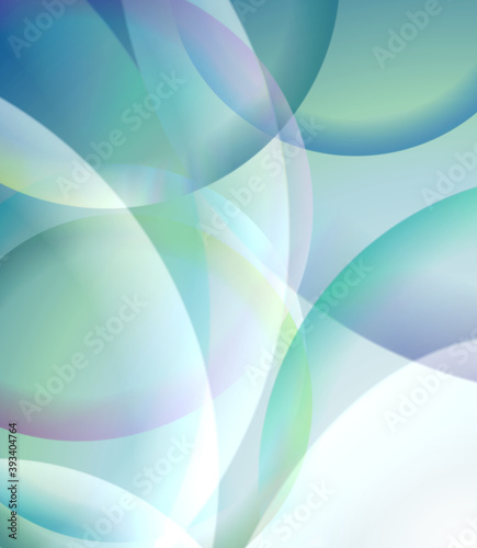 Abstract Vector Design - Bright Transparent  Background.