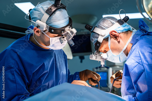Fotografie Equipment and medical devices in modern operating room