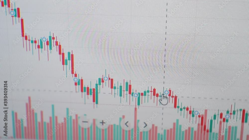 Stock market financial data moving on the screen. Economic indicators closeup. Stock market financial data moving on the screen. Economic indicators closeup.