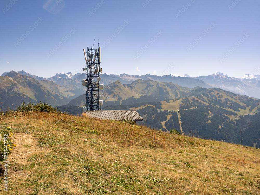 Panorama depuis le sommet du mont Chéry, Haute-Savoie, France Panorama depuis le sommet du mont Chéry, Haute-Savoie, France