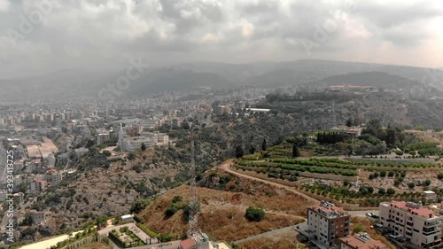Drone shots of Dbayeh, Lebanon photo