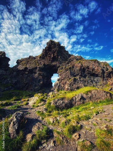 Djupalonssandur black beach, Snaefellsnes peninsula in Western Iceland