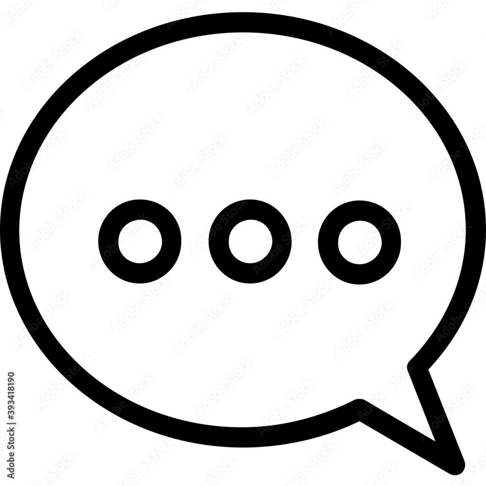 Chat Bubble Line Vector Icon
Chat Bubble Line Vector Icon